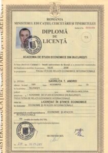 Buy Master Degree from the Academia de Studii Economice din Bucuresti