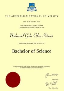 Buy Transcript Certificate from the Australian National University