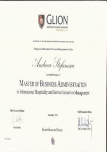 Buy Transcript Certificate from the Glion Institute of Higher Education