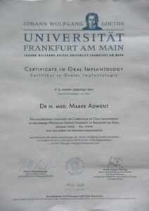 Buy Transcript Certificate from the Goethe-Universität Frankfurt am Main