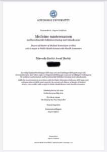 Buy Diplom Degree from the Göteborgs universitet