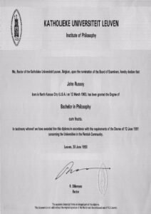 Buy Transcript Certificate from the Katholieke Universiteit Leuven